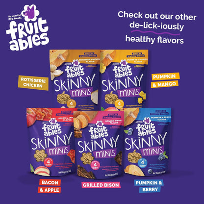 Skinny Mini Dog Treats | Healthy Treats for Dogs | Low Calorie Training Treats | Free of Wheat, Corn and Soy