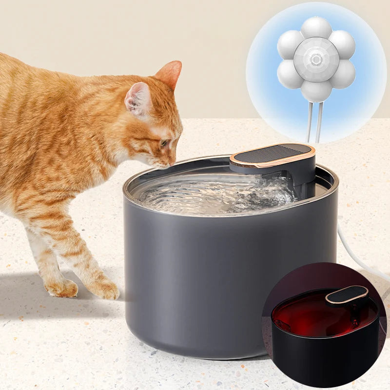 Hydraglow Motion Fountain – Smart, Silent, and Always Fresh for Your Pet