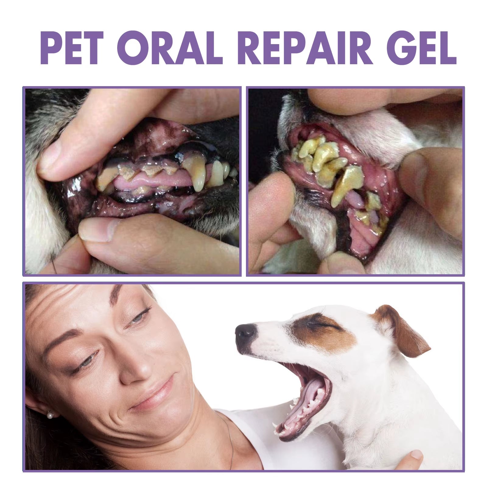 Freshpaws™ Pet Oral Repair Gel – the Ultimate Smile Saver for Cats & Dogs